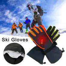 Зимние теплые перчатки водонепроницаемые ветрозащитные противоскользящие лыжные перчатки для сноуборда с регулируемым ремешком перчатки для катания на лыжах теплые перчатки для сенсорного экрана