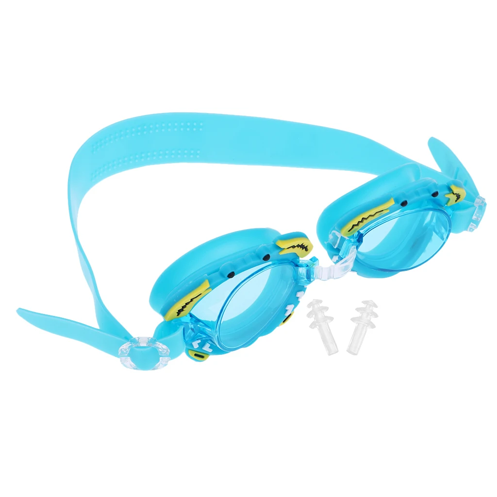 Не протекающие детские очки для плавания плавание ming противотуманные очки 400 УФ Защита для мальчиков и девочек розовый синий очки для плавания - Цвет: Cyan as described