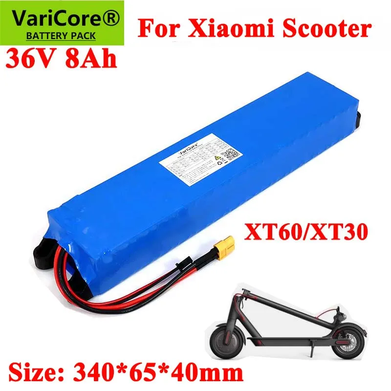 VariCore 36V 8.0Ah 18650 литиевый аккумулятор для Xiaomi складной умный электрический скутер Mi