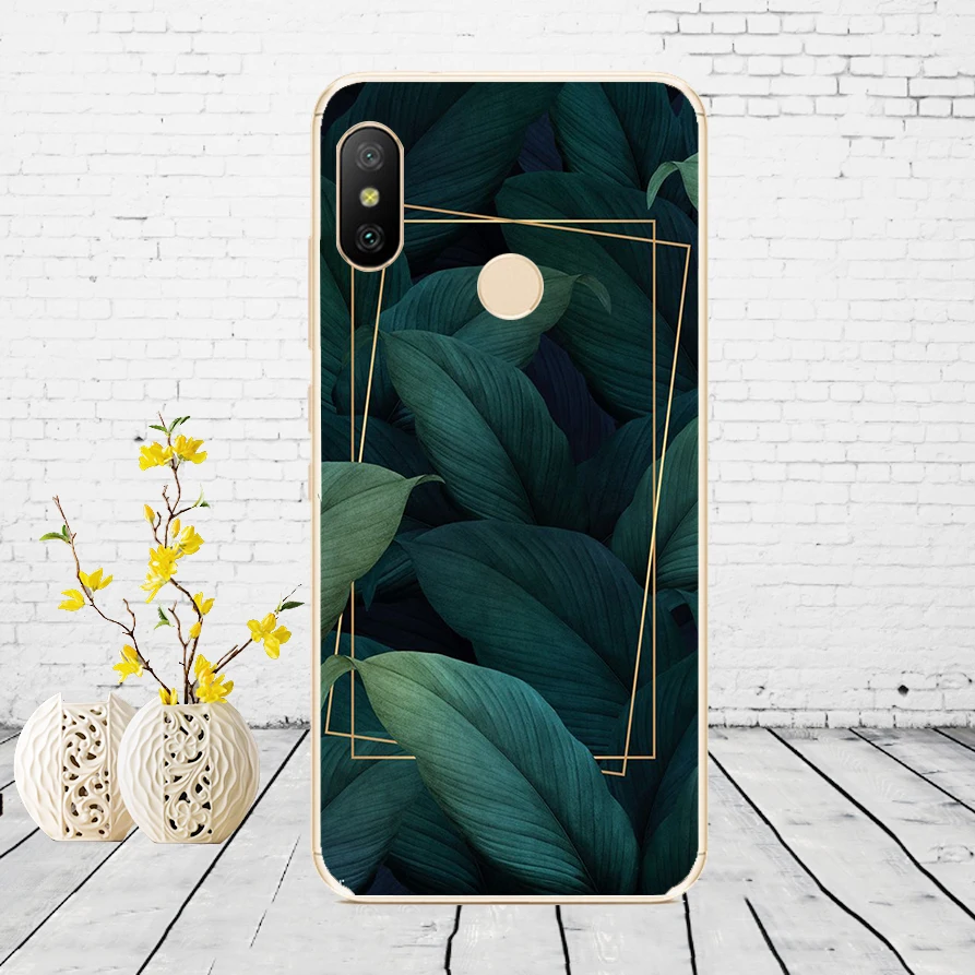 D50 Силиконовый чехол для Xiaomi mi A2 LITE, чехол с полной защитой, мягкая задняя крышка из ТПУ, чехол для телефона s для Xio mi A2 LITE, бампер - Цвет: D50