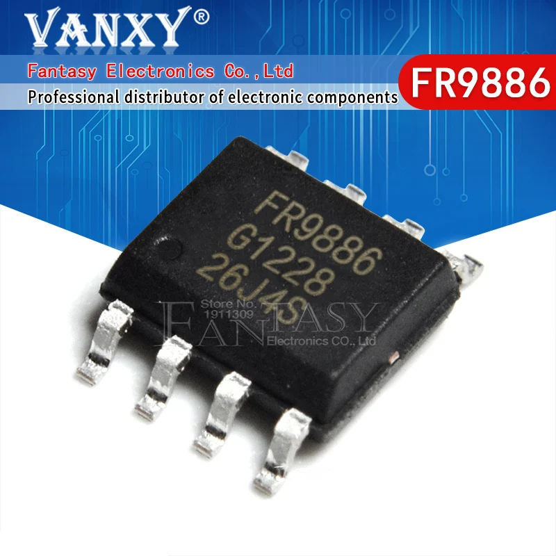 10 шт. FR9886 SOP8 9886 СОП SMD FR9886SPGTR лапками углублением SOP 8| |
