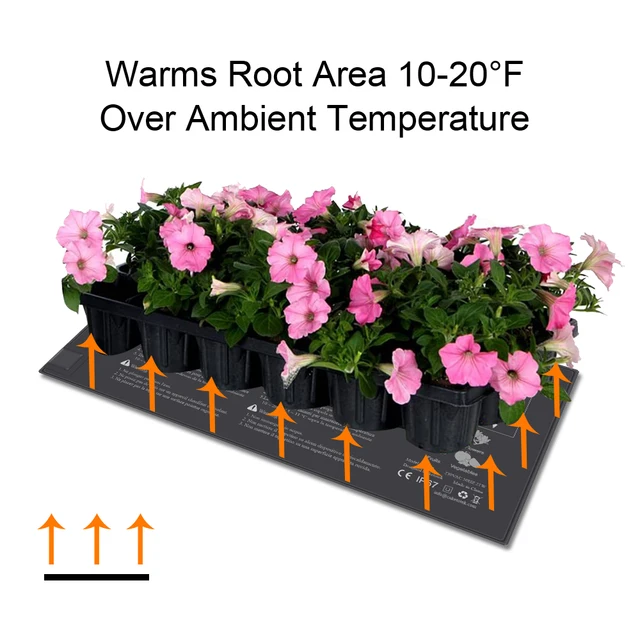 Eu Egyesült Királyság Usa Dugó Palánták Fűtés Szőnyeg Vízálló Meleg Párnák Növényi Vetőmag Csírázási Szaporodás Klónindító Pad - Image 3