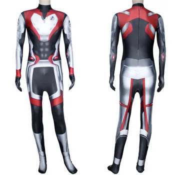 

Christmas Superhero Cosplay Costume Ultimate Battle Quantum Suit Marvel Tight Clothes Adult Children Halloween Costumes for Men