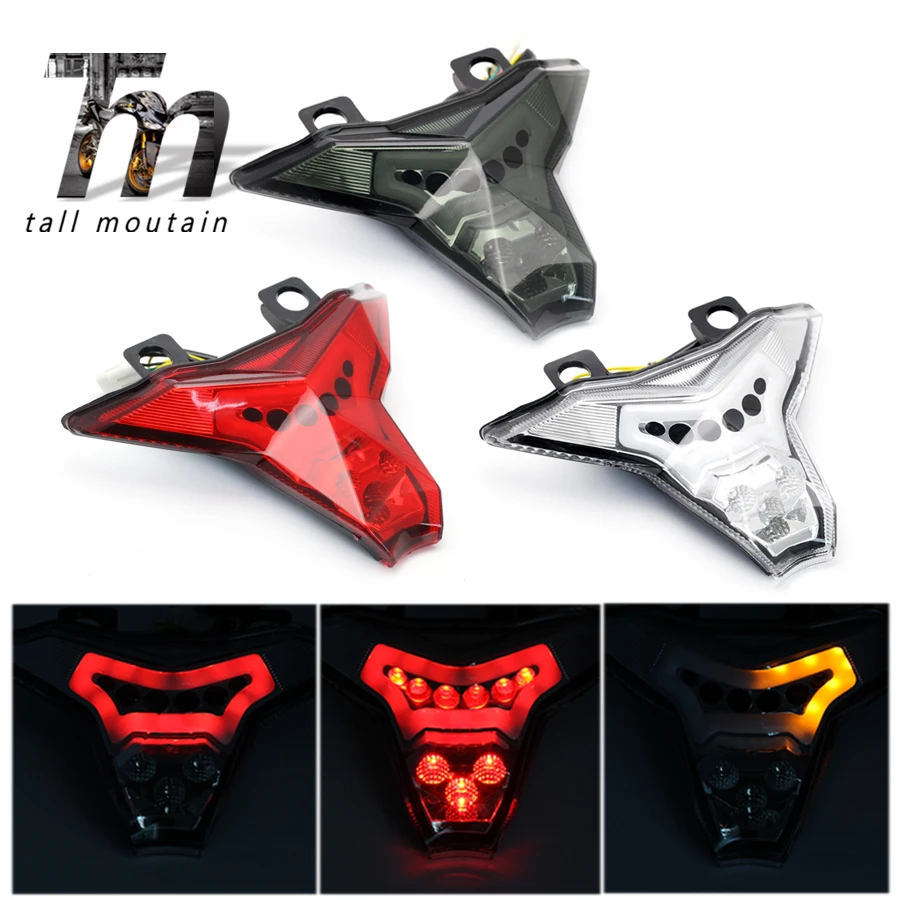 

LED Tail Light Brake Turn Signal For KAWASAKI Z1000 2014-2018, ZX-10R ZX-10RR NINJA 2016-2018 Motorcycle Integrated Blinker Lamp