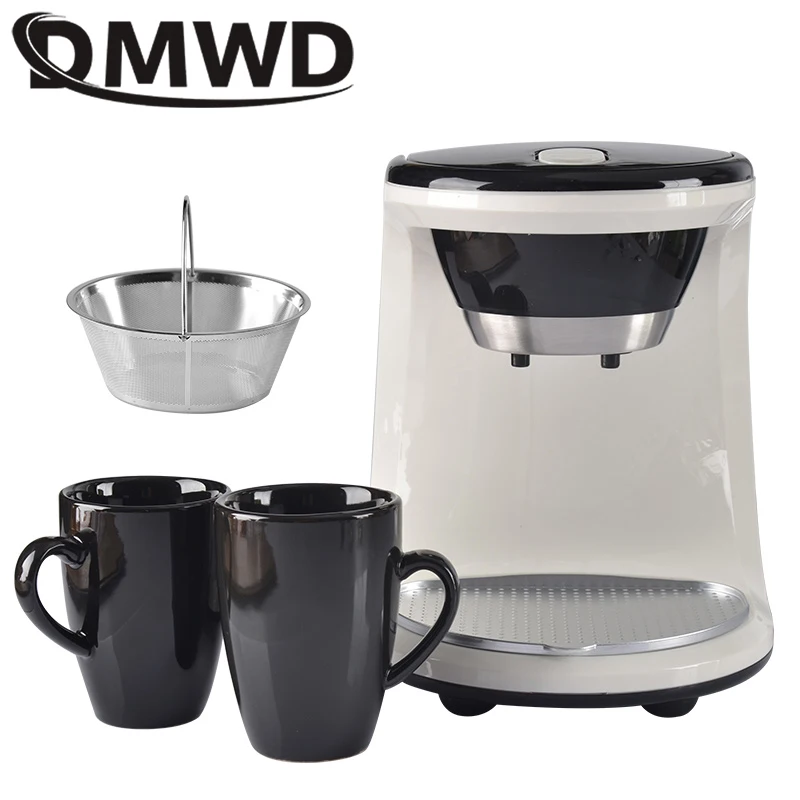 DMWD Mini Electric Drip Coffee Maker Household Semi-automatic Brewing Tea Pot American Coffee Machine Espresso 2 Cup EU US Plug DMWD Mini Electric Drip Coffee Maker Household Semi-automatic Brewing Tea Pot American Coffee Machine Espresso 2 Cup EU US Plug