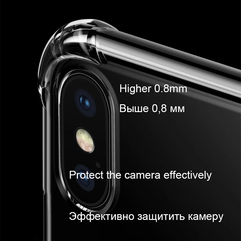 Супер противоударный мягкий силиконовый чехол для iPhone 12 11 Pro X XR XS MAX 6 S 6S 7 8 Plus 7Plus