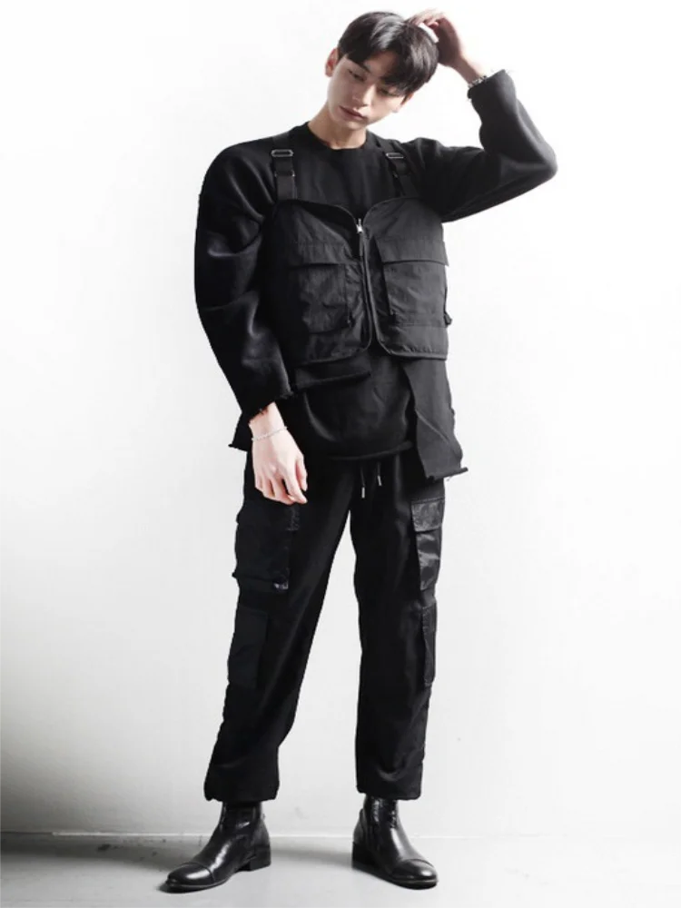 Men's Long Sleeve Hoodie Spring And Autumn New Korean Fashion Pocket Round Collar Casual Versatile Large Size Hoodie