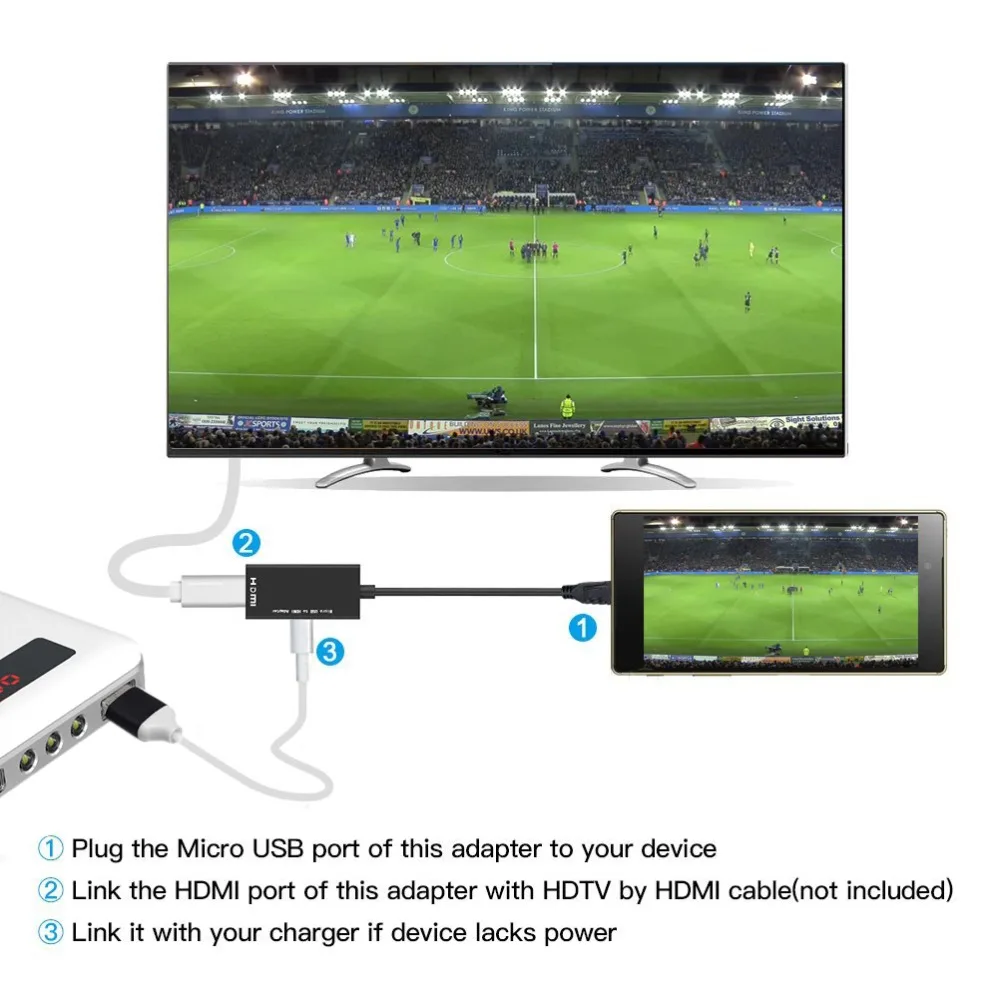 Micro USB к HDMI Кабель-адаптер для мужчин и женщин 1080P HD для MHL устройства Адаптеры HDTV для samsung Galaxy HUAWEI