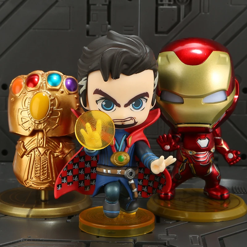 

Avengers Endgame Iron Man Mk50 Doctor Strange Thanos Gloves Infinity Gauntlet PVC Action Figure Model Anime Superhero Toys Doll