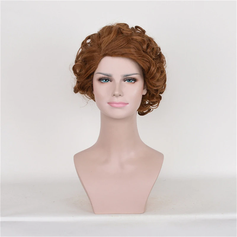 

Fantastic Beasts and Where to Find Them Queenie Goldstein Cosplay Wig Short Wavy Golden Hair Queenie Role Play Costumes Wigs