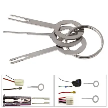 

3xCar Plug Terminal Removal Tool Picker Harness Wiring Crimp Connector Extractor 28GC
