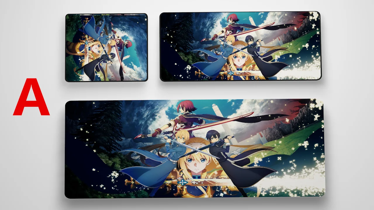 Sword Art online Alice Schuberg Kirito Eugeo Sinon Anime Game Mouse Pad  Profession PC Large Mats|Painting & Calligraphy| - AliExpress