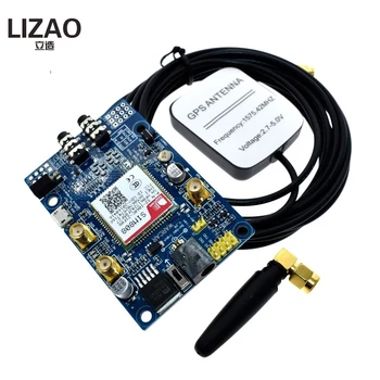 

SIM808 Module GSM GPRS GPS Development Board IPX SMA with GPS Antenna Raspberry Pi Support 2G 3G 4G SIM Card