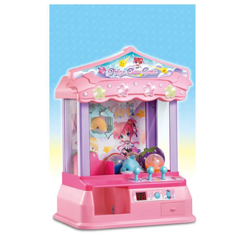 

Children Catch Doll Machine Clip Doll Machine Small Household Mini Capsule Toy Candy GIRL'S And BOY'S Slot Machine Toy