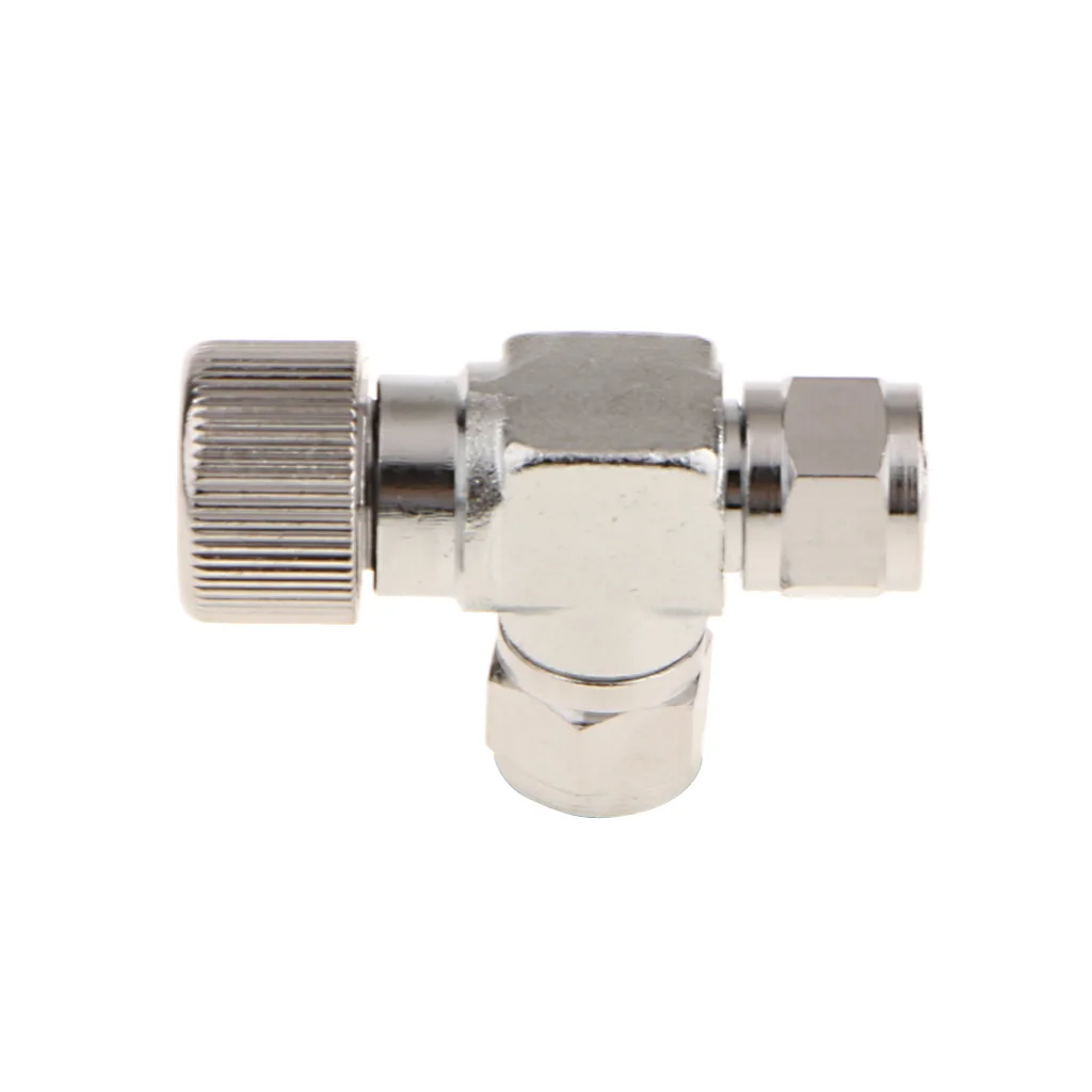 Two Way Aluminum Aquarium Precise CO2 Needle Adjustment Valve Co2 Regulator Adjusting Solenoid Valve