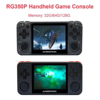 

New RG350P Handheld Game Console Mp3 Video Game Console Open Source System 3.5 Inch IPS Screen Retro Ps1 Arcade 3D Games