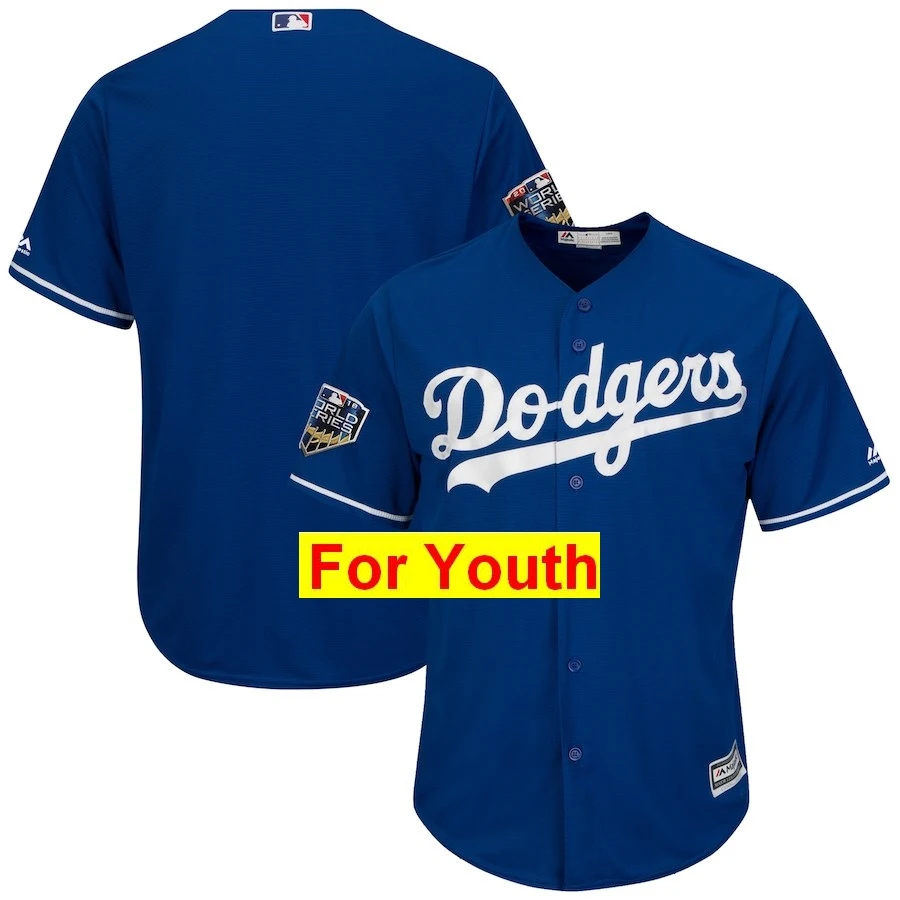 Красный Молодежная Джерси#8 Manny 27 Matt Kemp 74 Jansen 13 Max Muncy 66 Yasiel Puig World - Цвет: Красный