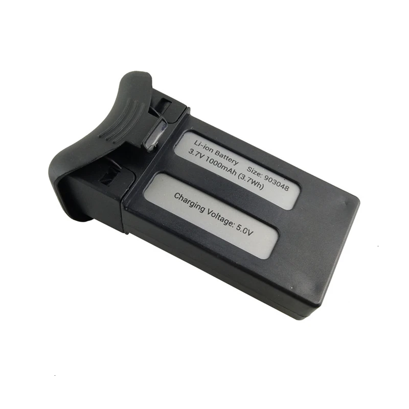 Tanie 3.7V 1000mAh bateria litowa + ładowarka do SJRC S20W T25 czteroosiowe Drone części zamienne zdalnie sterowanego samolotu 3.7v akumulator lipo
