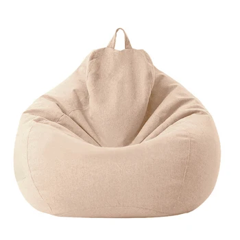 

Stuffed Storage Adult Kids Bean Bag Chair Cover Large Living Room Washable Home Without Filler Bedroom Protective Soft Dustproof
