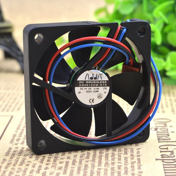 AD0612HB-G76 6010 12V 0.15A 6 см защиты электродвигателя Вентилятор охлаждения