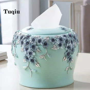 

Resin Material household products paper case paper box beatiful against water romote holder