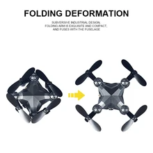 Led камера Дрон мини складной гравитационная индукция аэрофотосъемка дистанционное управление игрушечные самолеты изображение Wifi трансмиссия