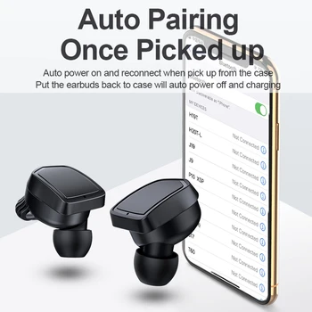 

2020 TWS Bluetooth 5.0 Earphone Stereo Wireless Earbus HIFI Sound Sport Earphones Handsfree Gaming Headset With Mic For IPhone 7