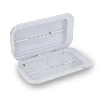 

Multi-purpose glasses mobile phone beauty items UV sterilization box double ultraviolet lamp Magnetic snap open light off 1 pcs