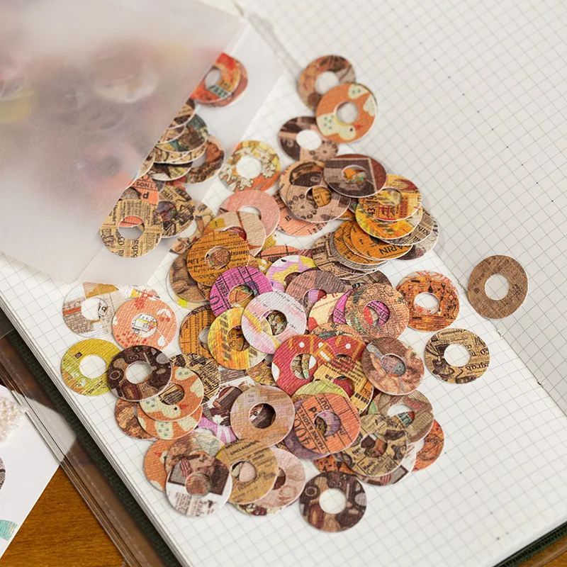 

200pcs/bag Dream Maker Series Hole Protection Sticker Deco Scrapbooking Label Popular Doodling Stationery