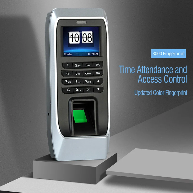 Fingerprint Access Control Machine Attendance Access Control Machine Glass Door Password Access Control System(EU Plug