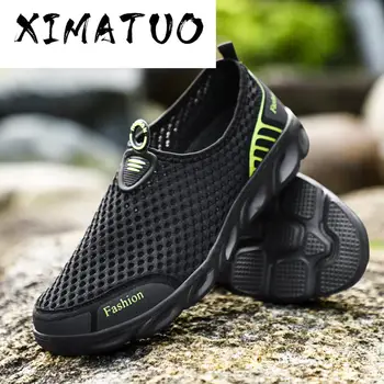 

Men Casual Shoes Sneakers Fashion Light Breathable Summer Sandals Outdoor Beach Vacation Mesh Shoes Men Shoes