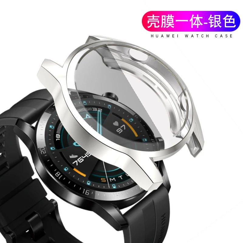 Чехол для часов HD для huawei watch GT 2 46 мм, мягкий ТПУ защитный чехол на весь экран, защитная крышка, аксессуары - Цвет: 8106