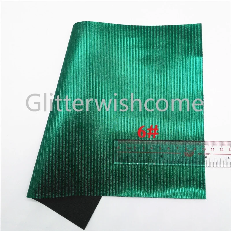 Glitterwishcome 21X29 см A4 размер винил для бантов металлические полосы синтетическая кожа, искусственная кожа листы для бантов, GM692A