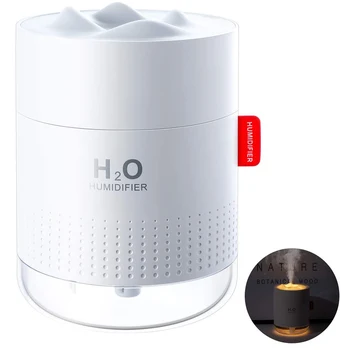 

ELOOLE 500ML Portable USB Air Humidifier For Home Atomizer Aromatherapy Aroma Essential Oil Diffuser Cooling Mist Maker