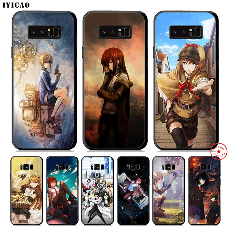 IYICAO steins Gate мягкий чехол для телефона samsung Galaxy S10e S10 S9 S8 плюс S6 S7 Edge Note 10 9 8 |