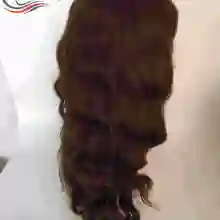 Бразильские волосы в ассортименте Девы волос еврейский Кепки парик Кошерный парик 4x4 гладкие прямые волосы, волнистые волосы еврейский парик