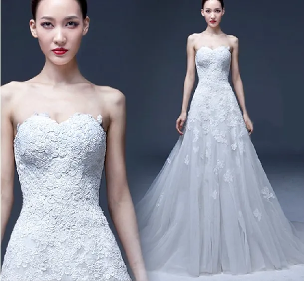 Длинное кружевное платье vestido de noiva Формальное с аппликацией Милое Свадебное платье с кружевной аппликацией платья для матери невесты