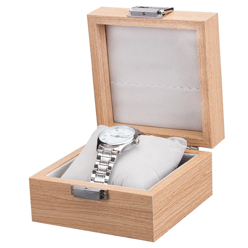 

1 / 2 / 3 / 6 / 10 / 12 Slot / Grid Box for watches Portable Wooden Display Container Storage Holder Home Organizer Case Gift DB