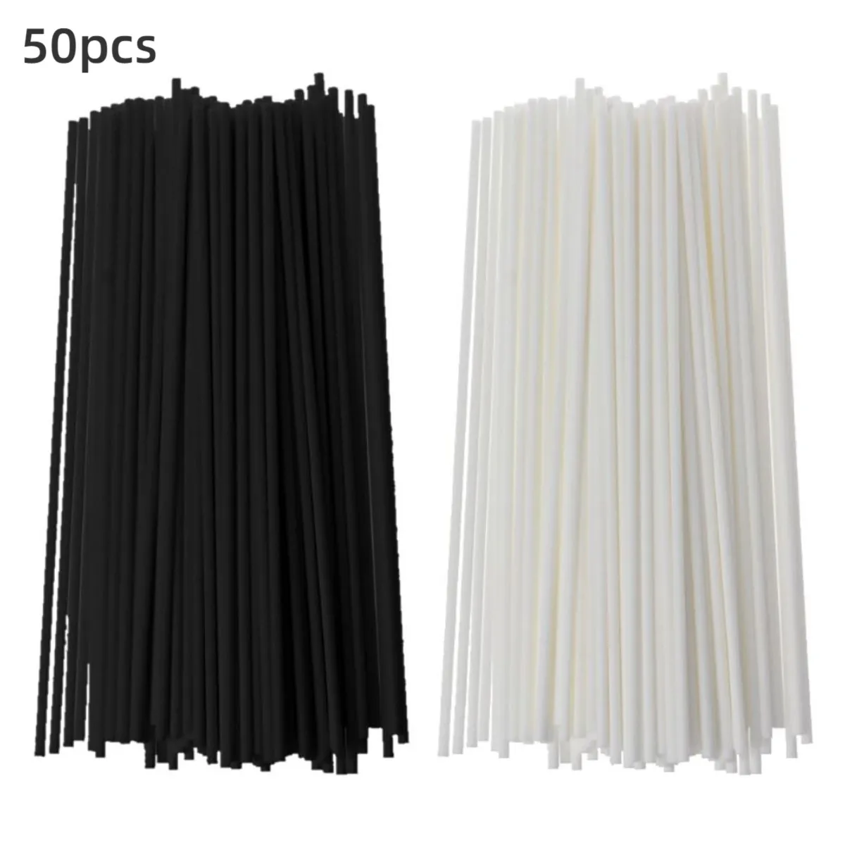 50Pcs Fiber Sticks Diffuser Aromatherapy Volatile Rod for Home Fragrance Diffuser Home Decoration 50pcs 30 35 40cmx3mm natural rattan sticks reed diffuser replacement sticks diy handmade home decor extra oil reed sticks