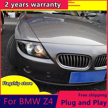 

Car Styling For BMW Z4 E85 led headlights 2003-2008 for Z4 headlight LED angle eyes drl H7 hid Bi-Xenon Lens low beam