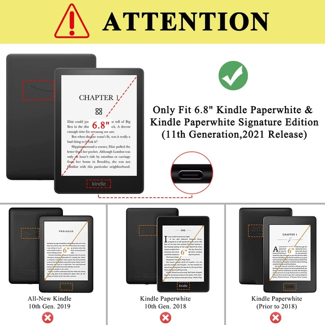 Kindle Paperwhite 7th Generation Covers Cases - 2023 Kindle 5 Case Funda  11th - Aliexpress