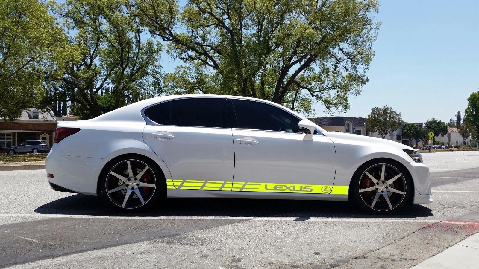 Для 2x97," многоцветная графика LS 460 LS 460 F автомобильная гоночная художественная Наклейка