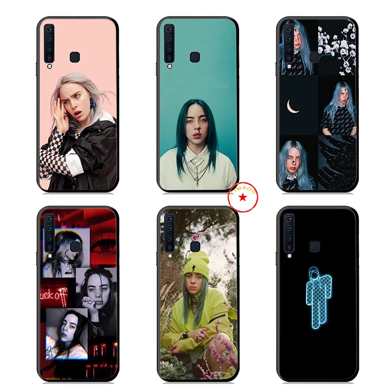 Billie Eilish Мягкий силиконовый чехол для samsung Galaxy S10 S10e S9 S8 Plus S7 Edge для samsung Note 10 9 8 Plus