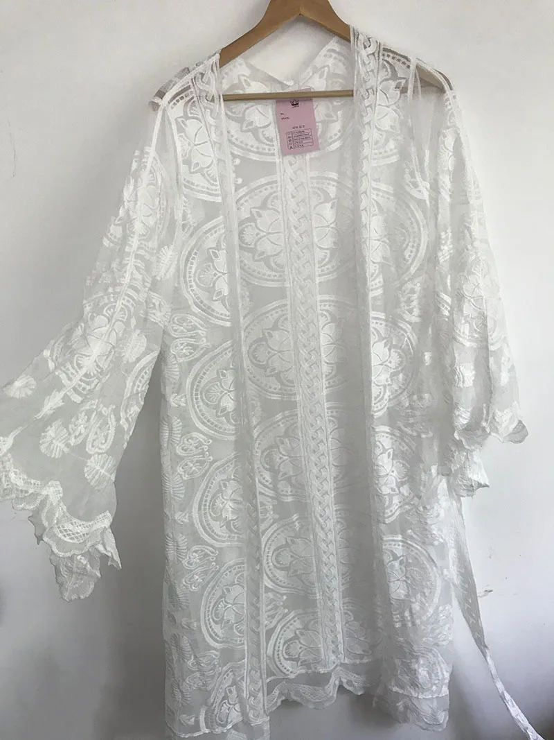 Vestito Bianco Donna Estivo LikeJump Vestito Donna Pizzo Floreale