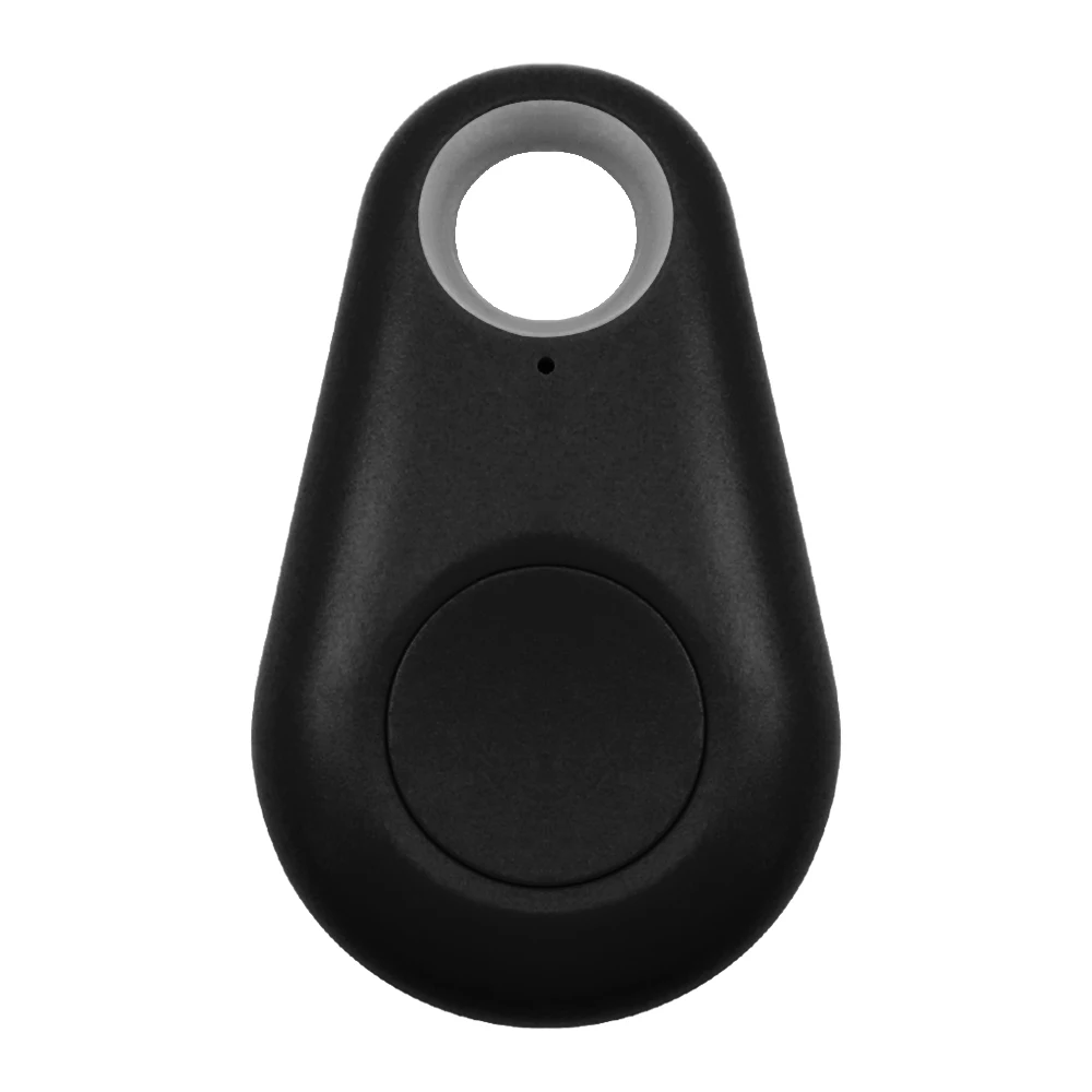 Black Pet умные gps трекер мини функция "антипотеря Водонепроницаемый локатор Bluetooth Tracer для домашних животных собак и кошек, с рисунком машинки, кошелек для ключей воротник аксессуары - Цвет: Black