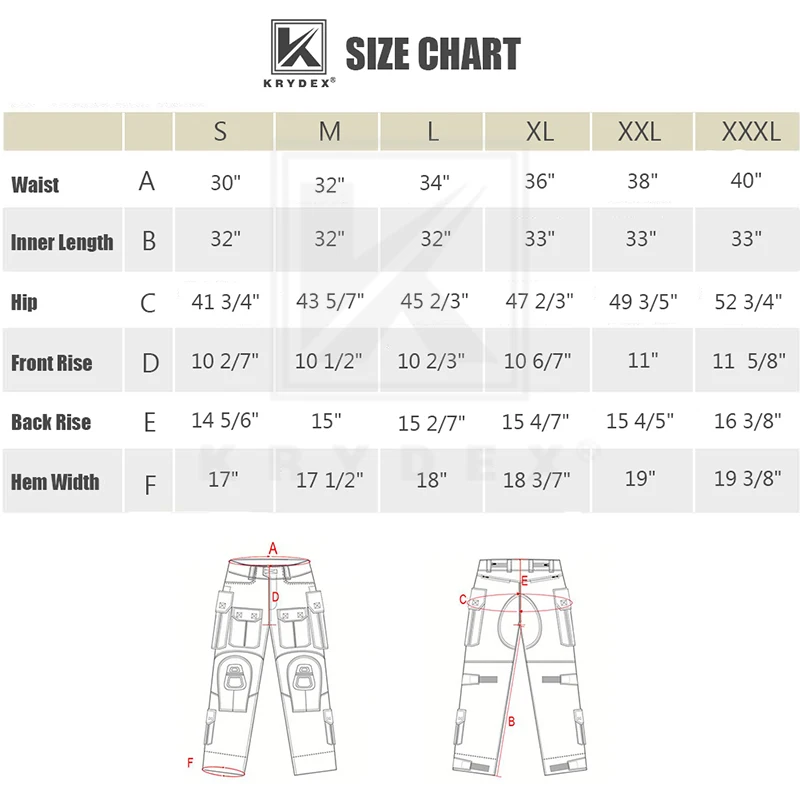 K-G3裤子size