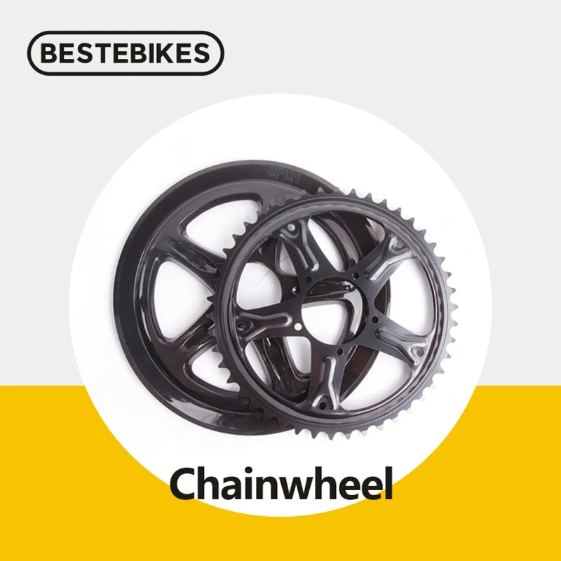 Bafang 8fun 44T/46T/48T/52T бензопилы для BBS01 BBS01b BBS02 BBS02b 250W 350W 500W 750W двигатели среднего
