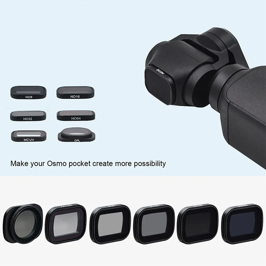Карманный УФ фильтр для DJI Osmo Pocket 2 Camera|Аксессуары систем стабилизации| |