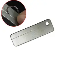 New Outdoor Keychain Tool Fishing Hook Sharpener Fish Hook Sharpen Diamond Stone Portable