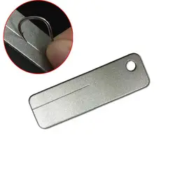 New Outdoor Keychain Tool Fishing Hook Sharpener Fish Hook Sharpen Diamond Stone Portable